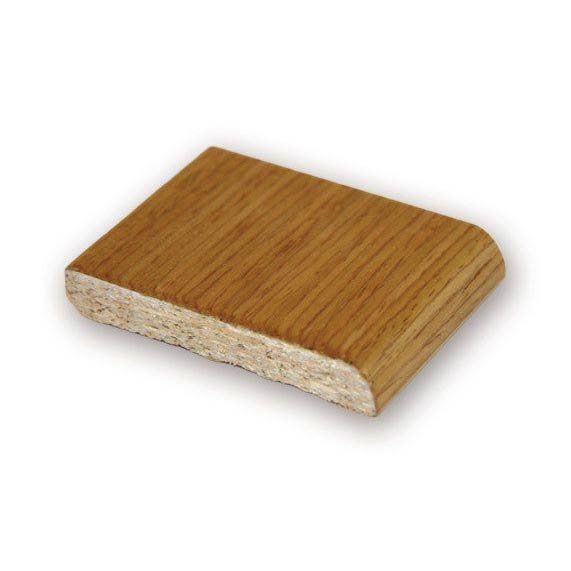 Rodapié 85x10 mm aglomerado canto redondo